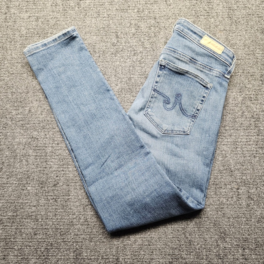 AG Adriano Goldschmied Prima Ankle Cigarette Jeans Light Wash 26R PS1186VSTA